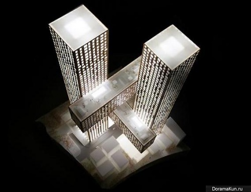Футуристический небоскреб в Корее