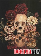 Vanitas still life with flowers and insects