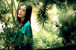 Qin Lan на горячем источнике Qin Lan на горячем источнике