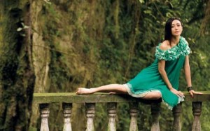 Qin Lan на горячем источнике Qin Lan на горячем источнике