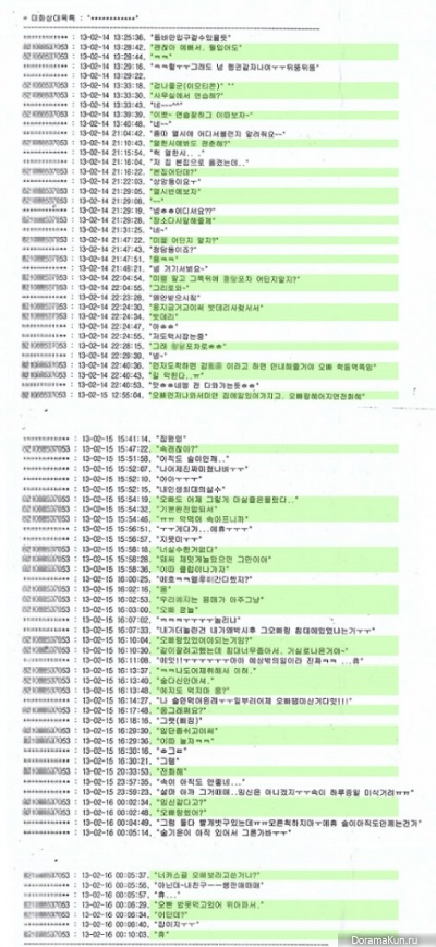 Юридическая команда Пак Си Ху опубликовала всю историю переписки на KakaoTalk между г-ном Кимом и ‘A’