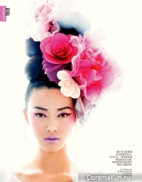 Tian Yi для Vogue China February 2013