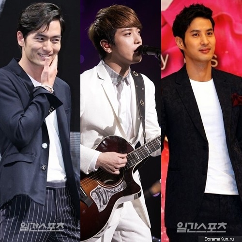 Lee Jin Wook, Kim Ji Seok and Jung Yonghwa