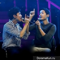 Lee Kwang Soo and Song Joong Ki