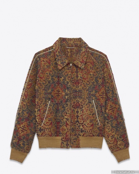 Saint Laurent’s teddy baseball jacket