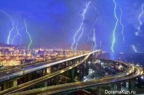 Hong Kong lightning storm 10 July 2016