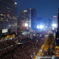 protest rally in Seoul
