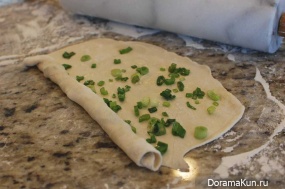 Thai onion pancakes