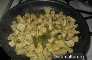 Tropical chicken salad