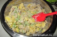 Tropical chicken salad