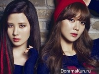 SNSD (Sooyoung, Seohyun) для Cosmopolitan Korea September 2013