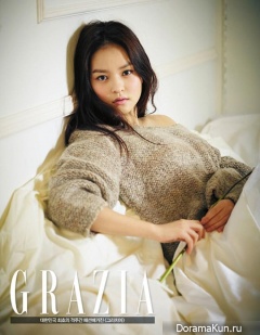 Woo Ri для GRAZIA December 2013