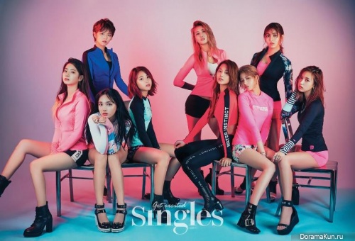 TWICE для Singles July 2016