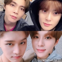 Джонни, Джэхён, Чону и Тэиль из NCT
